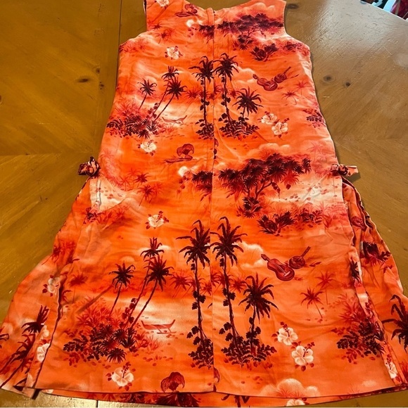 Vintage Royal Hawaiian Made in Hawaii Tropical Sleeveless Shift Mini Dress Luau - Picture 13 of 16